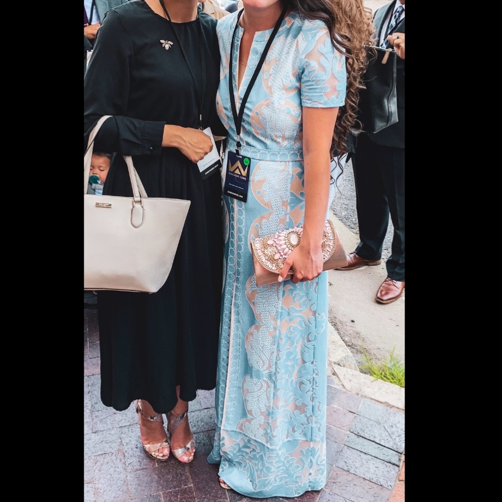 BCBG Maxazria Cailean Maxi Dress - Blue